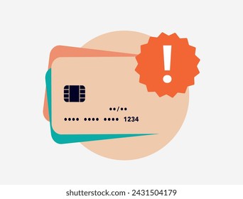 Fraud Detection icon. Guard against bank card fraud and unauthorized transactions. Enhance payment security to prevent credit card scams and financial crimes. Vector isolated icon on white background