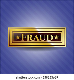 Emblema de oro de fraude