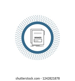 fraud, link, maleficient, malicious, script Line Icon. Vector isolated illustration
