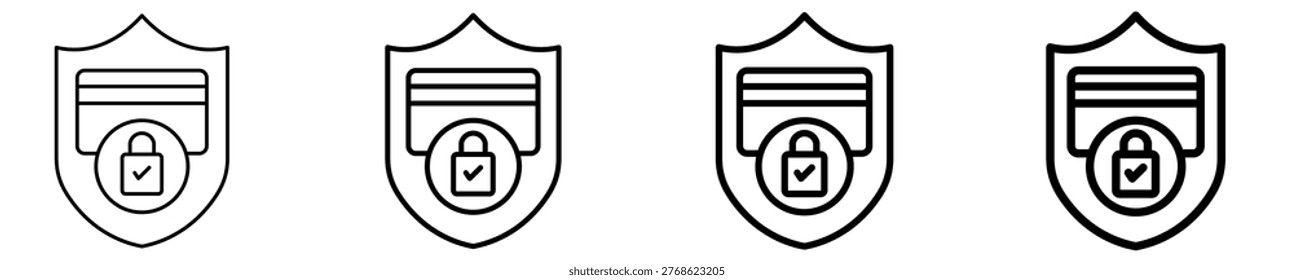 Fraud Prevention Icon Set Different Style Collection