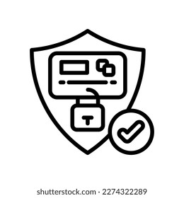 Fraud Prevention icon in vector. Logotype