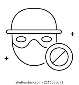 Fraud Prevention Vector Icon Design, security, fraud detection, financial security, cyber protection, anti-fraud, cybersecurity