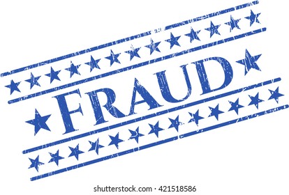 Sello de goma de fraude
