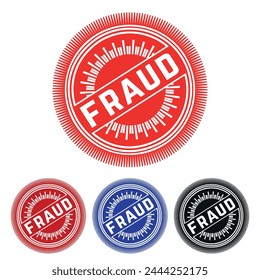 Fraud Rubber stamp Design art Illustration 