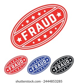 Fraud Rubber stamp Design art Illustration 