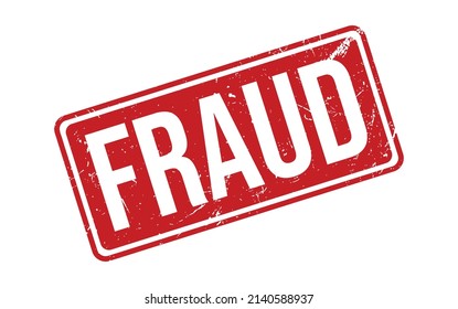 Fraud Rubber Stamp Seal Vector
