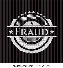 Fraud silvery emblem