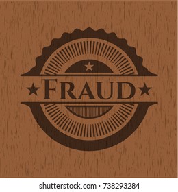 Fraud wood emblem. Vintage.