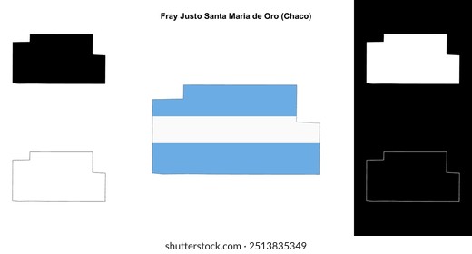 Departement Fray Justo Santa Maria de Oro (Chaco), Gliederungsplan