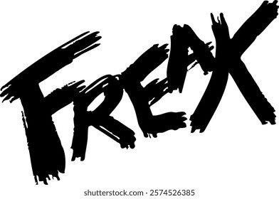 Freak Sticker Vector And tatto art radical