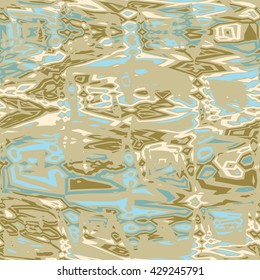 Freaky chaotic ornaments - vector seamless pattern