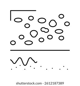 freckles skin line icon vector. freckles skin sign. isolated contour symbol black illustration