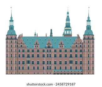 Frederiksborg Castle is a palatial complex in Hillerød, Denmark and becoming the largest Renaissance residence in Scandinavia.