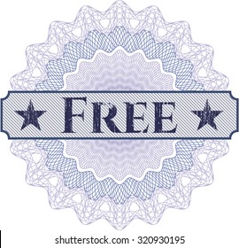Free abstract rosette
