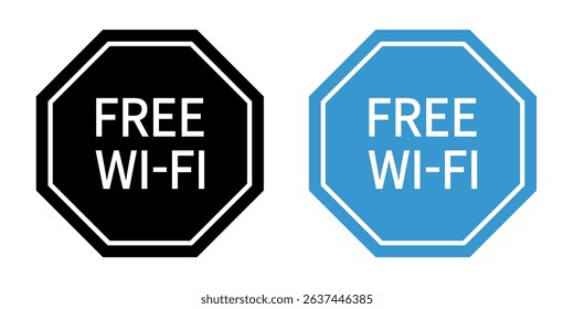 Free access to Wi-Fi icon. Internet technologies. Vector illustrations EPS10