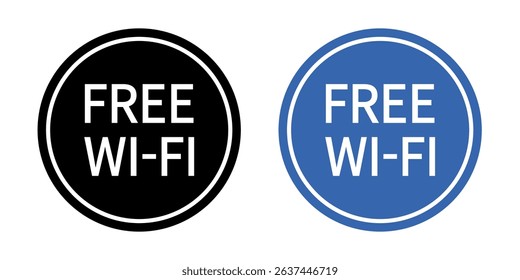 Free access to Wi-Fi icon. Internet technologies. Vector illustrations EPS10