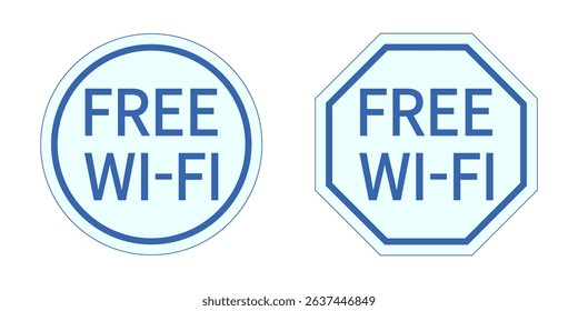 Free access to Wi-Fi icon. Internet technologies. Vector illustrations EPS10