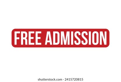 Free Admission Rubber Stamp Seal Vector