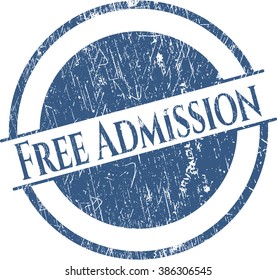 Free Admission rubber texture