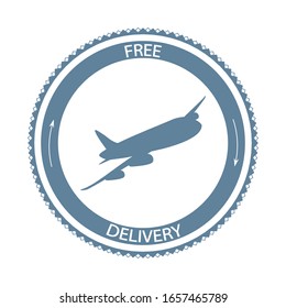 Free air delivery icon illustration vector design