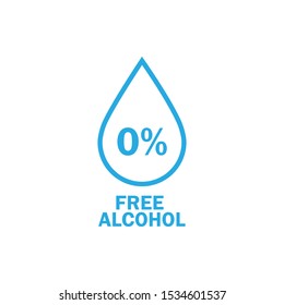 Free Alcohol Flat Icon Design. Vector Illustration