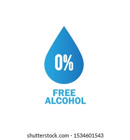free alcohol flat icon design. vector illustration