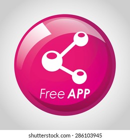 free app design, vector illustration eps10 graphic 