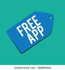 free apps design over green background, vector illustration