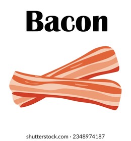 Free bacon food wallpaper illustration