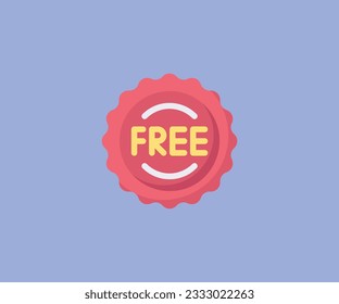 free badge vector icon design