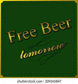 Free beer background