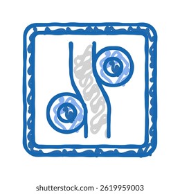 free bending label product caution doodle icon sketch vector. free bending label product caution sign. isolated symbol illustration