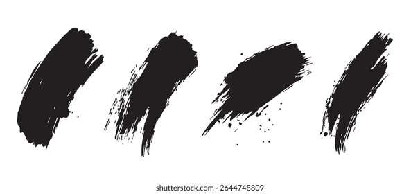 Free Black Ink Brush Stroke Textures HighResolution Images.