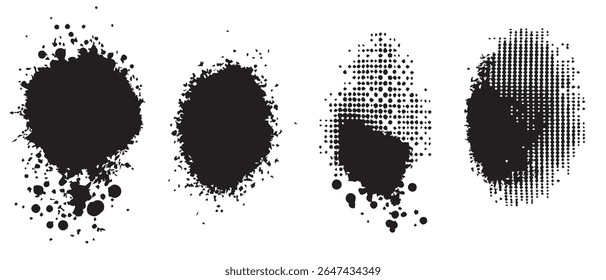 Free Black Ink Splatter Textures HighResolution Download.
