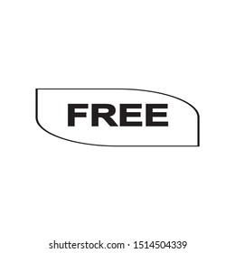 Free Black Tag Icon Vector
