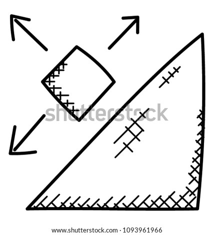 
A free body diagram concept of acceleration
