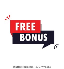 Icono de bonificación gratis con fondo blanco