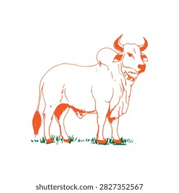 Free Bull Ox Victor, Free Vector, Free Cow Vector, Free Beef Victor, Zebu Vector-01