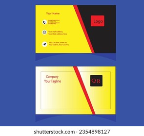 Free business Card Design, vector 