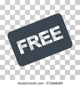 Free Card icon. Vector illustration style is flat iconic symbol, smooth blue color, transparent background. Designed for web and software interfaces.