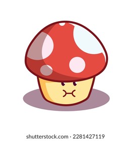 Free Cartoon Cute Mushroom Vector