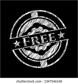 Free chalkboard emblem