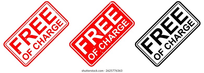Free of charge icon vector for cost-free service, zero pricing, and no-fee offers. Ideal for promotion banners, marketing deals, customer notices, and value-based business illustrations.
