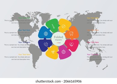 Gráficos de infografía circular gratuitos art. 8