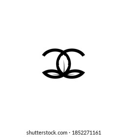 free clean and unique leaf logo model	