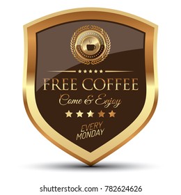 Free Coffee Badge
