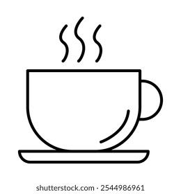 Free Coffee Icon – Coffee Cup, Representing Complimentary Drinks, Employee Perks, and Refreshments