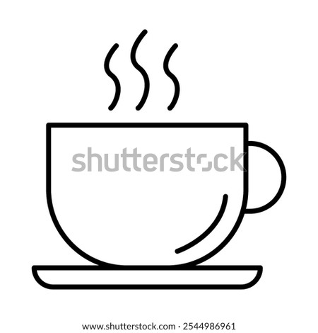 Free Coffee Icon – Coffee Cup, Representing Complimentary Drinks, Employee Perks, and Refreshments