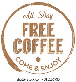 free coffee stamp