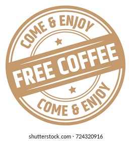 Free Coffee Stamp